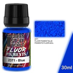 Флуоресцентные пигменты с интенсивными цветами BLUE FLUOR Green Stuff World 2371