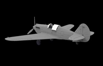 Сборная модель 1/48 истребителя Curtiss P-40C (Hawk 81-A2) Fighter -AVG Flying Tigers