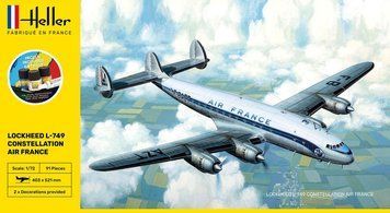 Стартовий набір 1:72 літака Starter Kit L-749 Constellation A.F. Heller 56310