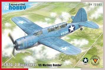 1:72 Scale Model Kit: SB2A-4 Buccaneer U.S. Marine Corps Bomber by Special Hobby 72303