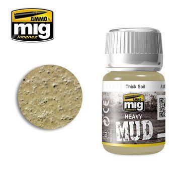 Паста для імітації глинястого грунту Heavy Mud Thick Soil Ammo Mig 1701