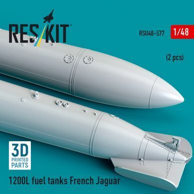 Масштабна модель 1:48 паливні баки 1200 л French Jaguar (2 шт.) Reskit RSU48-0577