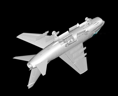 Assembled model 1/72 A-7H Corsair II Hobby Boss 87206