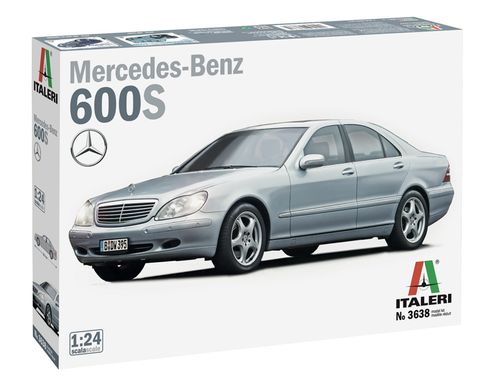 Сборная модель 1/24 автомобиль Mercedes-Benz 600S Italeri 3638