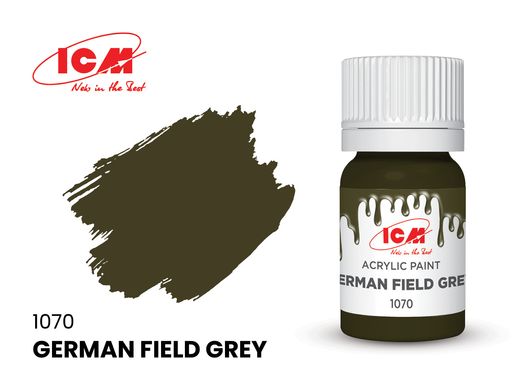 Акриловая краска Германский полевой серый (German Field Grey) ICM 1070