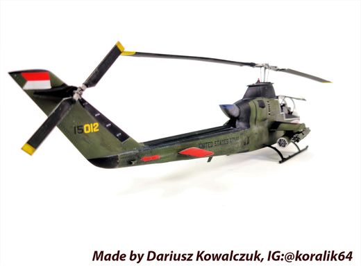 Сборная модель 1/32 AH-1G Cobra (позднего производства), Американский ударный вертолет ICM 32061