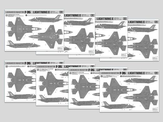 Збірна модель 1/48 винищувача Lockheed Martin F-35A Lightning Tamiya 61124
