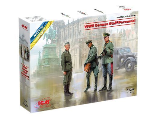 Фигуры 1/24 Немецкий штабной персонал 2СВ (100% новые формы) ICM 24020