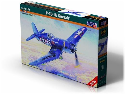 Сборная модель 1/72 самолет F-4U-1A CORSAIR MisterCraft D205