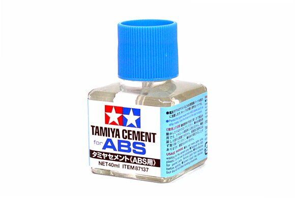 Клей для АБС-пластика з пензликом (ABS Cement) Tamiya 87137