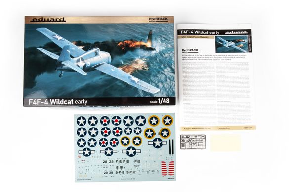 Сборная модель 1/48 самолет F4F-4 Wildcat early ProfiPACK Edition Eduard 82202