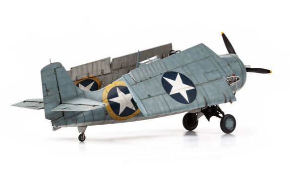 Assembled model 1/48 aircraft F4F-4 Wildcat early ProfiPACK Edition Eduard 82202