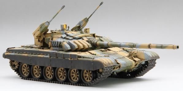 Assembled model 1/35 tank Slovakian MBT T-72M2 "Moderna" Amusing Hobby 35A039