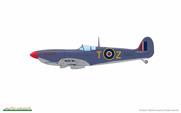 Збірна модель 1/72 гвинтовий літак Spitfire F Mk.IX Weekend Edition Eduard 7460