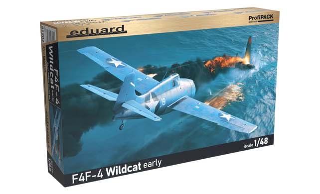 Сборная модель 1/48 самолет F4F-4 Wildcat early ProfiPACK Edition Eduard 82202