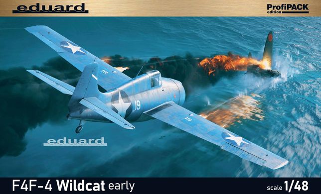 Збірна модель 1/48 літак F4F-4 Wildcat early ProfiPACK Edition Eduard 82202