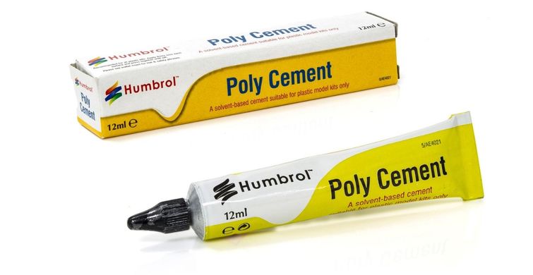 Клей для пластикових моделей у тюбику Poly Cement - 12ml Humbrol AE4021