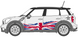 Prefab model car 1/24 Mini Cooper S Countryman ALL4 "Union Jack Part 2" Hasegawa 20532