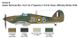 Assembled model 1/48 fighter plane Hurricane Mk.I Italeri 2802