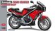 Збірна моедль 1/12 мотоцикл Kawasaki KR250 (KR250A) "Black/Red Color" (1984) Hasegawa 21740