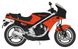 Збірна моедль 1/12 мотоцикл Kawasaki KR250 (KR250A) "Black/Red Color" (1984) Hasegawa 21740