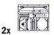 Сборная модель 1/24 Прицеп TECNOKAR с 20 футовым баком Italeri 3929