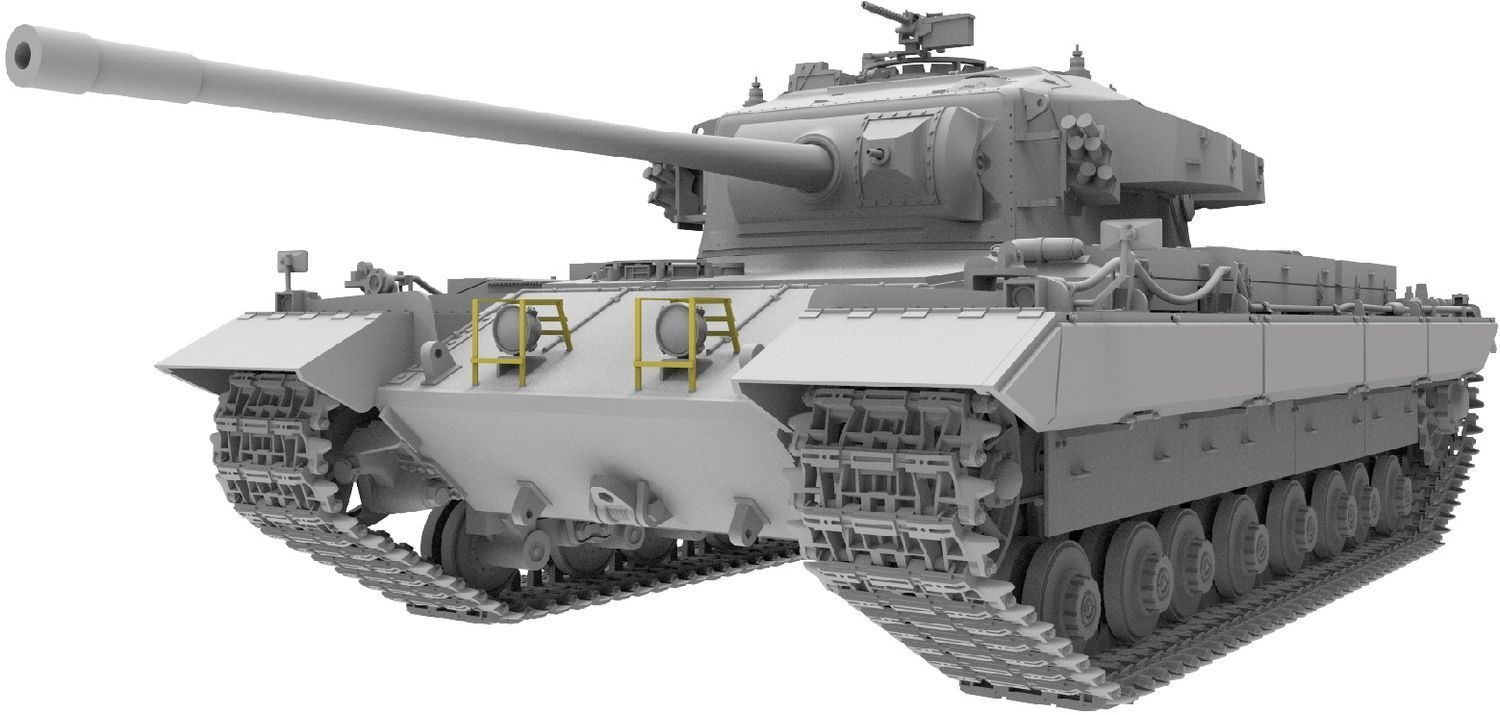 Збірна модель 1/35 танк British Heavy Tank FV221 Caernarvon Amusing ...