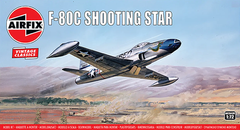 Збірна модель 1/72 літак Падаюча зірка F-80C Shooting Star Airfix A02043V