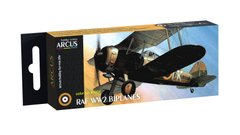 Набір емалевих фарб RAF WW2 Biplanes Arcus 3004