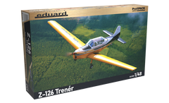 Сборная модель 1/48 винтовой самолет Z-126 Trenér ProfiPACK Edition Eduard 82181