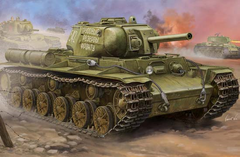 Сборная моедль танк 1/35 Soviet KV-8S Heavy Tank Trumpeter 01572