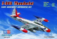 Збірна модель 1/72 літак F-84G Thunderjet Easy Assembly Authentic Kit HobbyBoss 80247