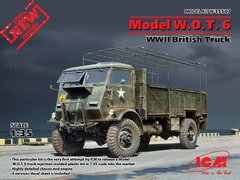 Сборная модель 1/35 Модель W.O.T. 6, Британский грузовой автомобиль 2 Мировой войны ICM 35507