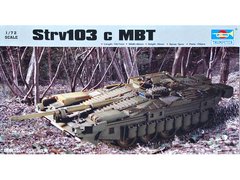 Збірна модель 1/72 танк Strv103c MBT Trumpeter 07220