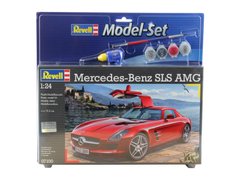 Сборная модель 1/24 автомобиля Model-Set Mercedes-Benz SLS AMG Revell 67100