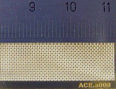 Фототравленная сетка прямая плетеная (ячейка 0.5х0.5) ACE S008, В наличии