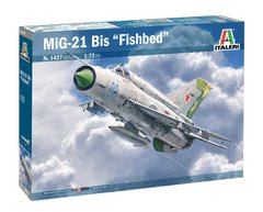 Збірна модель літака MiG-21bis "Fishbed" Italeri 1427