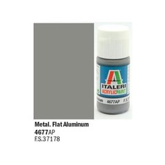 Акриловая краска-металлик алюминий матовый MF Aluminium 20ml Italeri 4677