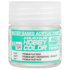 Акриловый матовый базовый лак Aqueous Hobby Colors (10 ml) Premium Clear H104 Mr.Hobby H104