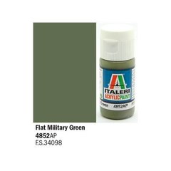Акриловая краска военный зеленый Military Green 20ml Italeri 4852