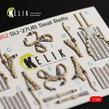 1:48 SU-27UB Flanker 3D decals for GWH Kelik K48052