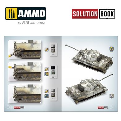 Набор решений Как красить германскую зимнюю технику Второй мировой войны (WWII German Winter Vehicles) Ammo Mig 7901