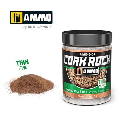 Текстура CREATE CORK Crushed Brick Thin Тонкий дробленый кирпич Ammo Mig 8436