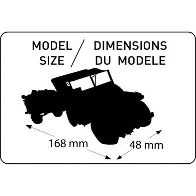 Збірна модель автомобіля US 1/4 Ton Truck & Trailer Heller 81105 1:35