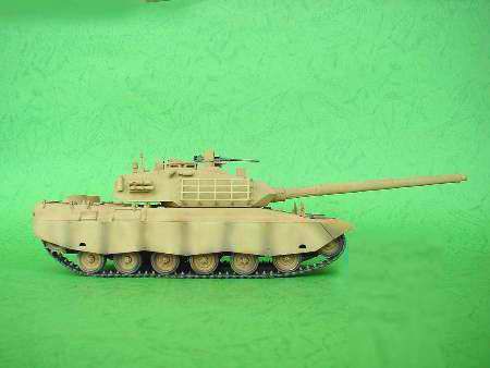 Prefab model 1/35 Brazilian tank EE-T1 Trumpeter 00333