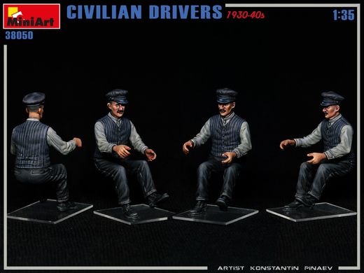 Figures 1/35 Civilian drivers of the 1930s-40s MiniArt 38050
