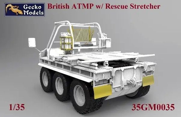 Assembly model 1:35 British ATMP transporter w Rescue Stretcher Gecko Models 35GM0035