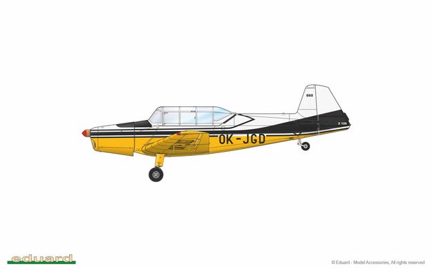 Збірна модель 1/48 гвинтовий літак Z-126 Trenér ProfiPACK Edition Eduard 82181