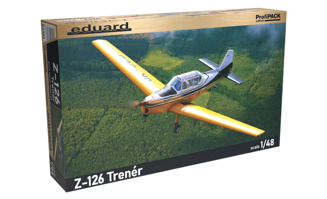 Сборная модель 1/48 винтовой самолет Z-126 Trenér ProfiPACK Edition Eduard 82181