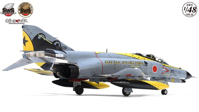 Збірна модель 1/48 літак F-4EJ改 Kai Phantom II Go for it!! 301sq Zoukei-Mura SWS48-13